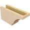 Ekena Millwork 4in. W x 6in. H x 12in. L Moab Woodgrain TimberThane Rafter Tail, Primed Tan RFTUR04X06X12MOARCPR - alternate 2